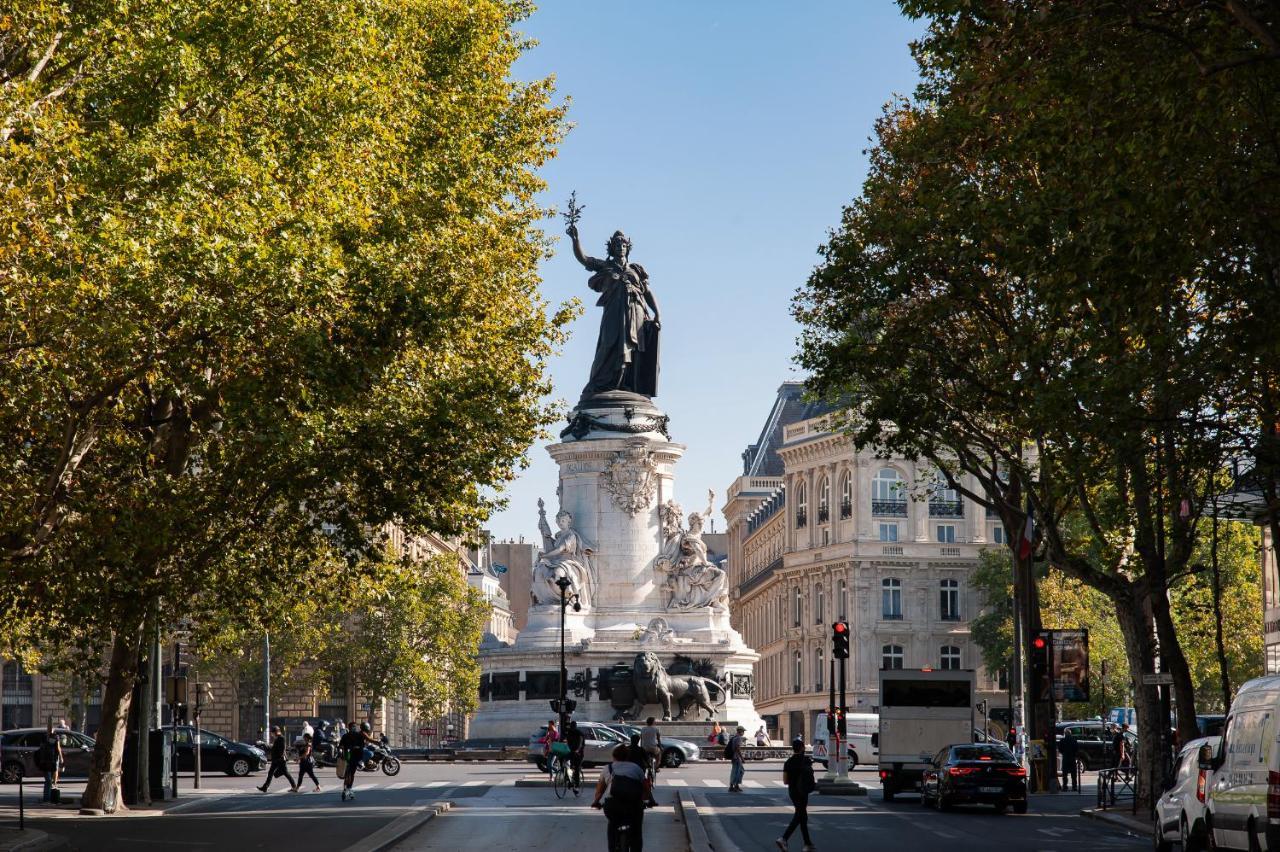 Hotel Au Coeur De Republique Paris Exterior foto